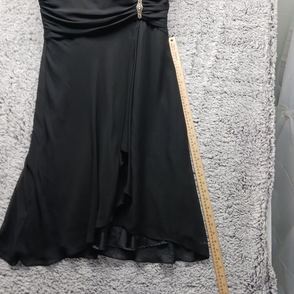 Dawn Joy Evening Dress Midimax size 12. Lined, sleeveless with . Black - Picture 7 of 10